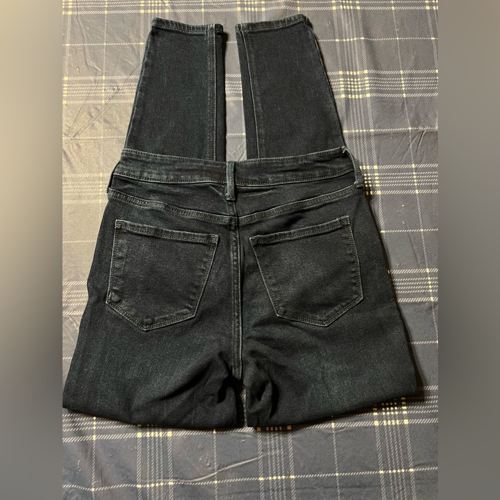 Old Navy Jeans Rockstar Super Skinny High‎ Rise Dark Was Jeans Women’s Sz 2 - Picture 3 of 3